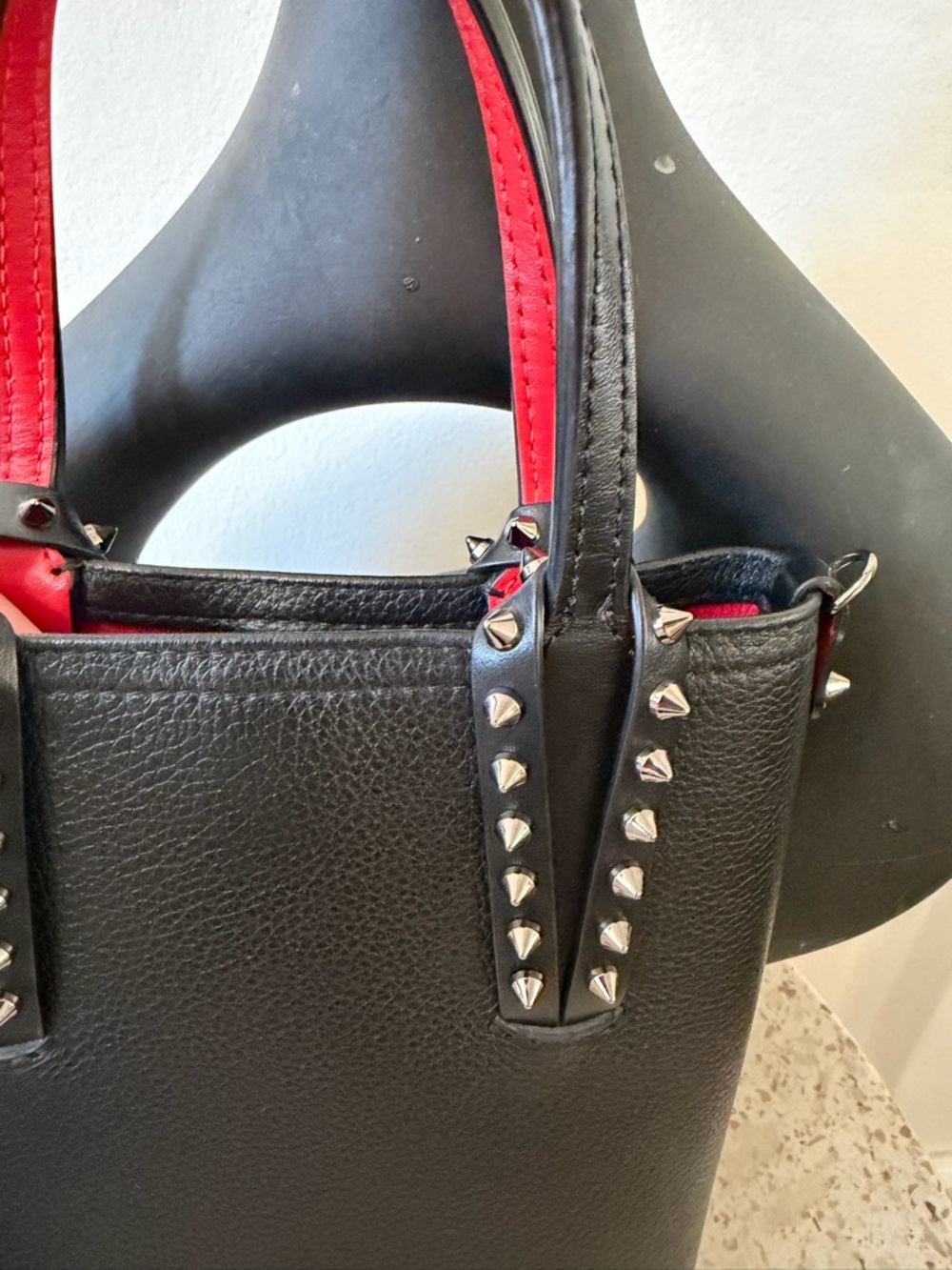 CHRISTIAN LOUBOUTIN CABATA MINI TOTE BAG - Picture 10 of 13